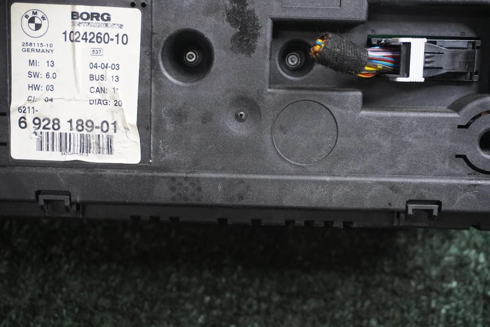 BMW Z4 2003 2004 2005 velocímetro calibre grupo fabricante de equipos originales kilometraje sin circular 6928189 Foto 3 de 4