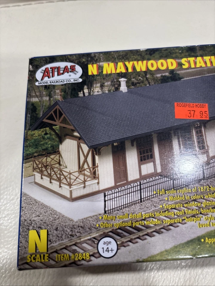 Atlas Maywood Station Building Kit N Scale - Image 2 of 4