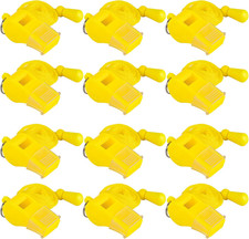 12 Pack Sport Whistles with Lanyar for Coaches, Referees and Officials, Loud Cri