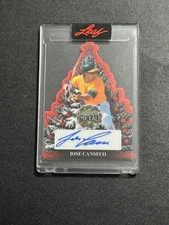 JOSE CANSECO 2025 LEAF METAL HAPPY HOLIDAYS CHRISMAS TREE AUTO PRISMATIC 2/2