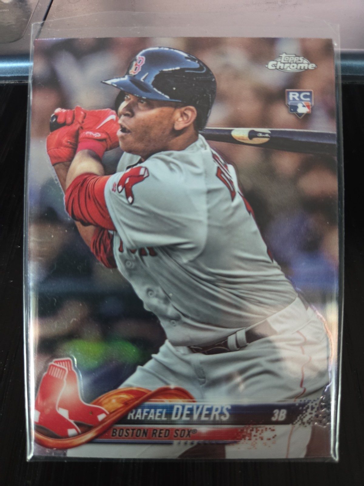 Rafael Devers #25 Baseball Cards 2018 Topps Chrome trading card — raw and PSA graded price guide