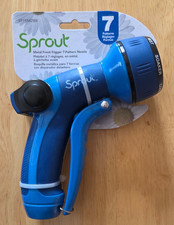 Buse de tuyau filetée en métal Melnor Sprout, 7 motifs, bleu