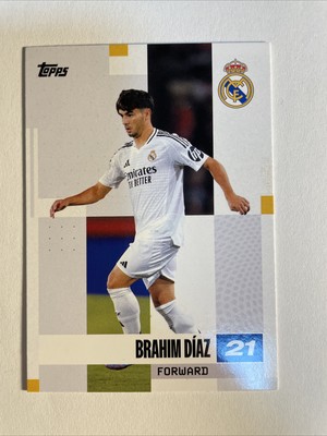 Topps Real Madrid Team Set 22 Brahim Diaz