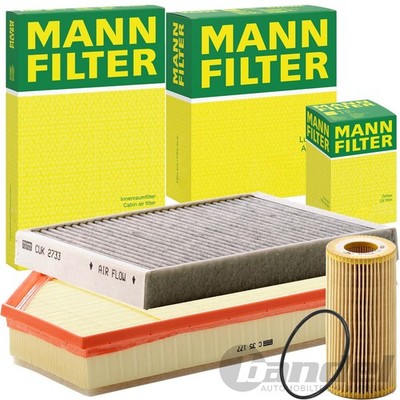 MANN FILTER FILTERSATZ  passend für VOLVO S60 S80 II V60 V70 XC60 XC70 D3 D4 D5
