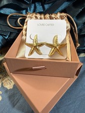 Louise Carter Starfish Gold Earrings 18k Gold PVD Coating