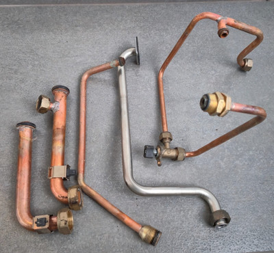 Ferroli BLUEHELIX TECH 25A Copper Pipework & Sensor Assembly | HVAC Boiler Parts