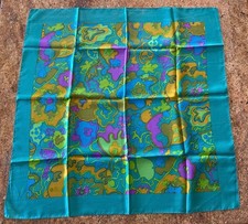 Beautiful Vintage Liberty of London Silk Scarf Looks Like Summer