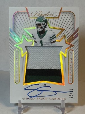 2024 Flawless Ahmed SAUCE GARDNER Star Swatch Signatures OnCard Auto 01/25