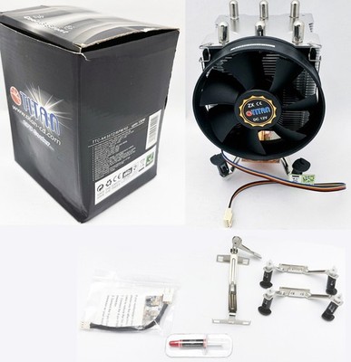 Titan Copper Heatpipe Intel LGA 775/1156/1366 CPU Cooler, 95mm Ball Bearing Fan