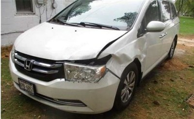 (LOCAL PICKUP ONLY) Driver Rear Side Door With Power Sliding Door Fits 11-17 ODY