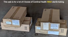 4 Boxes Cardinal Health N66A Medi-vac Sterile Non Conductive Suction Tubing