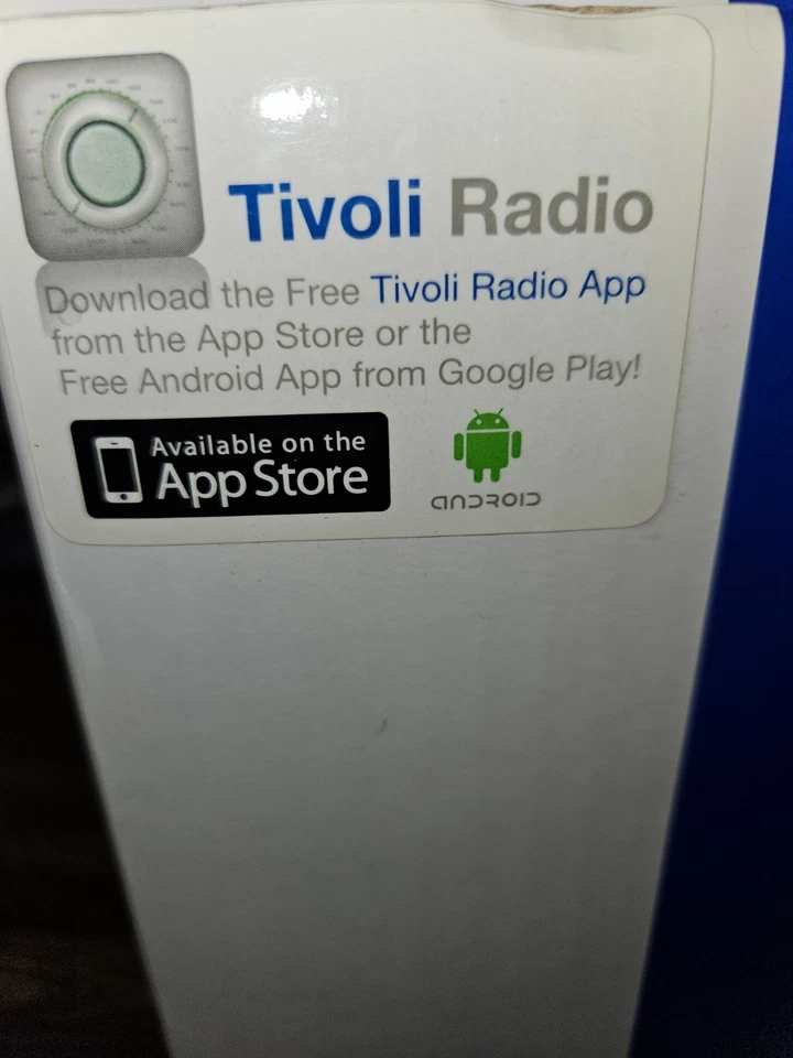 TIVOLI AUDIO MODEL ONE BT AM/FM RADIO BLUETOOTH-WHITE/SILVER BRAND NEW IN BOX! - Image 2 of 4