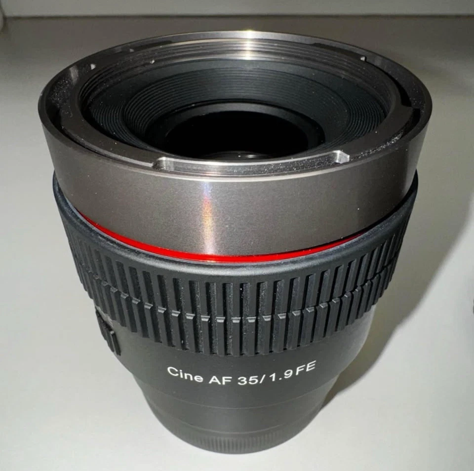 Lente de cinema Rokinon 35mm T1.9 quadro completo Cine AF foco automático grande angular para Sony E - Imagem 4 de 4