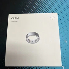 Oura Ring Gen 4 Silver Size 11 (New)