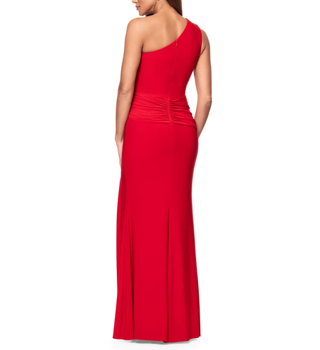 Robe femme XSCAPE torsadée devant une épaule 10B 2981 - Photo 3/4