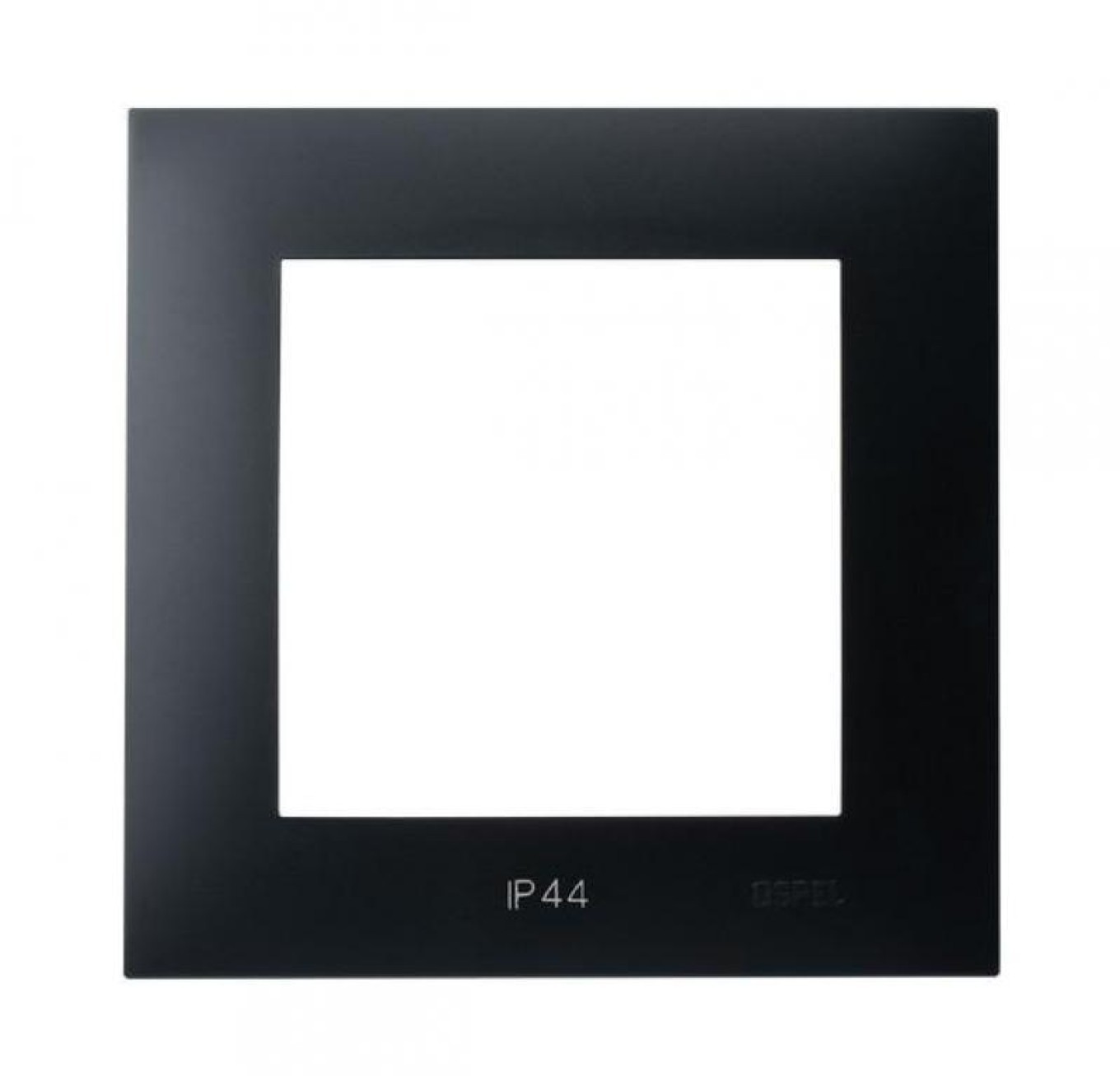 Single Frame for Connector IP-44 Black SAPPHIRE RH-1Z/33