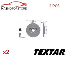 BREMSSCHEIBEN SATZ PAAR VORNE TEXTAR 92187005 2PCS A NEU OE QUALITÄT