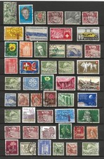 lot de timbres de SUISSE /HELVETIA  oblitérés