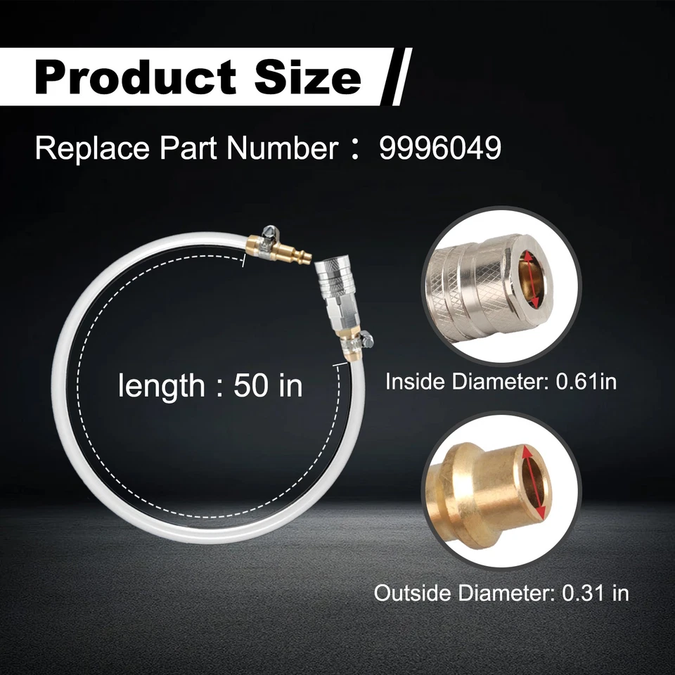 Manguera de drenaje de refrigerante de refrigeración del radiador nueva 9996049 para Volvo VAH 1998-2017 Foto 4 de 4