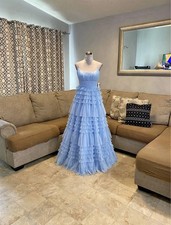 New Windsor Size 3 Women Ruffled A-Line  Mesh Formal Dress Orig Price $149..