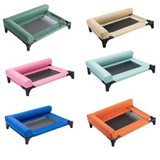 Elevated Dog Bed Raised Pet Cot Sturdy Non Slip Feet Detachable Raised Dog Bed
