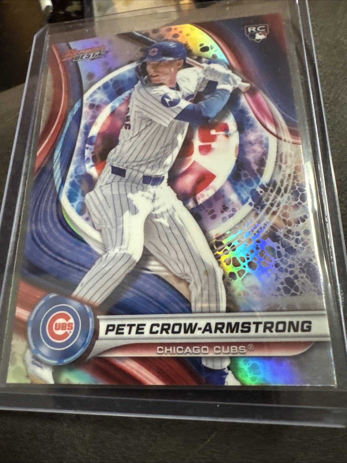 2024 Bowman's Best Pete Crow-Armstrong RC Refractor Rookie #17 - Chicago Cubs