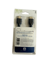 Philips 6' feet Basic HDMI High Speed Cable with Ethernet - Black