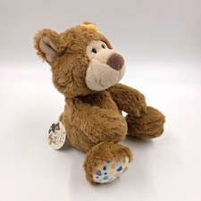 Nici Classic Bear B&auml;r Teddy Karamell Hellbraun M&auml;dchen mit Bl&uuml;te ca. 25 cm NEU!