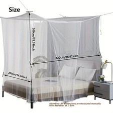 Large Outdoor Mosquito Net Breathable Insect Protection for Camping Tent Hammock