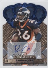 2011 Panini Crown Royale Rookie Blue Signatures 49/50 Rahim Moore #177 Auto 1p5