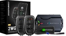 Compustar - Keyless Entry 2-way G17 Fm Remote Kit With Drone Lte Module - Black