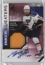 2021 Upper Deck SP Game Used Inked Sweaters 18/35 Colton Parayko #IS-PA Auto 1q2