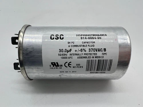 Copeland/Emerson 914-0037-10 Run Capacitor, new in box, free shipping