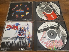 Battle Arena Toshinden S + Fighters Megamix Sega Saturn Japan US SELLER