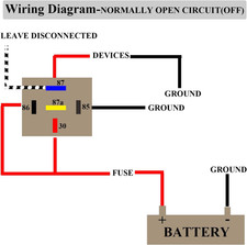 1 Pack 60/80 Amp 12 Volt Waterproof Automotive Relay with Pigtail, 5-Pin Heav...