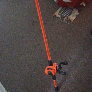 Gasoline 2-Stroke Straight Shaft String Trimmer, Orange/Black
