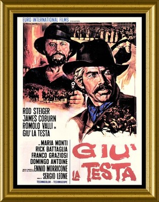 Giu La Testa James Coburn Sergio Leone Movie Poster Fridge Magnet 6x8 Large