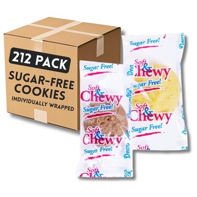 Darlington Sugar-Free Cookies, Chocolate Chip & Lemon, 0.75 oz (212-Pack)