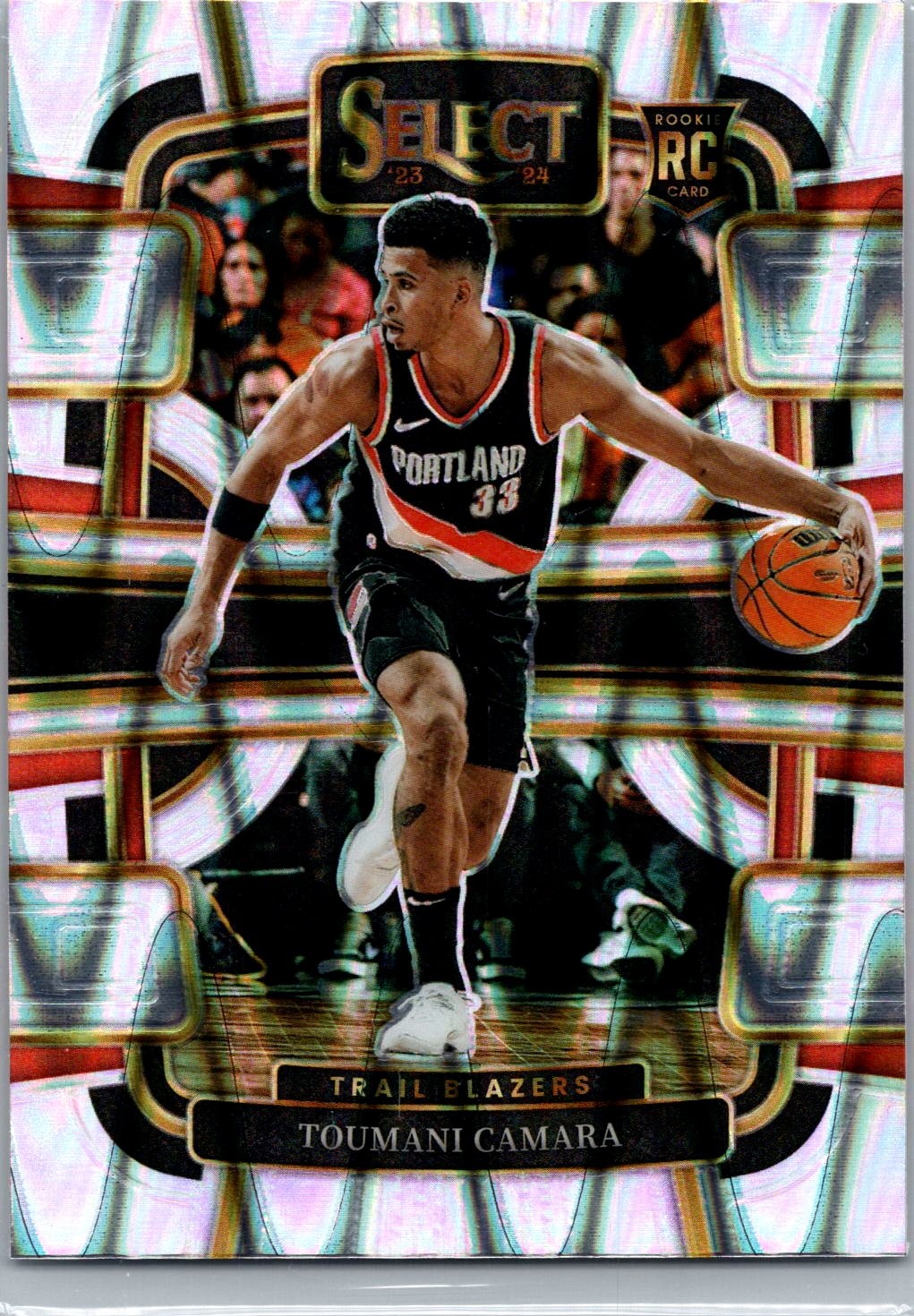 2023-24 Panini Select #81 Toumani Camara Tectonic Prizms