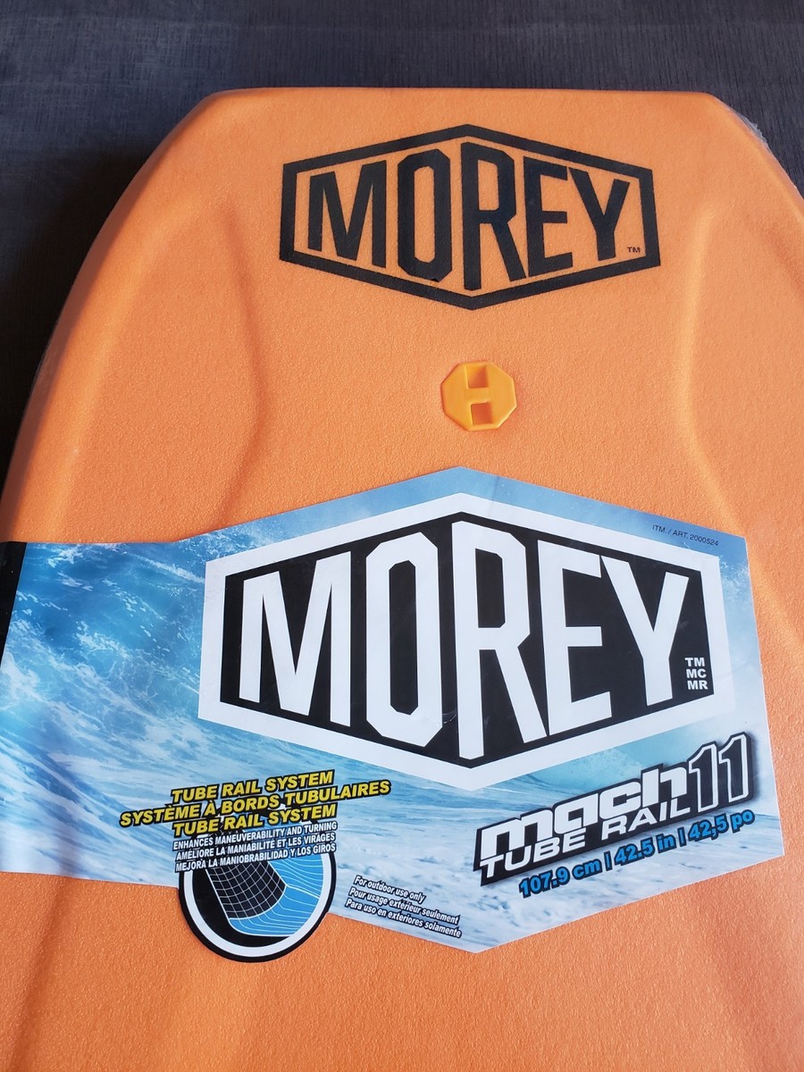 MOREY ブギーボードMach 11 Brand New! Morey Orange Dragon Boogie Board Mach 11 Tube