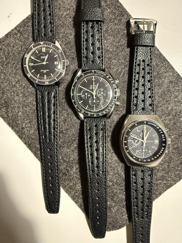 Genuine CorfaM® Watch Straps for Vintage Omega, Heuer, and Others, All Sizes - Picture 16 of 30