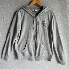 Victoria  s Secret VSX Sport Light Gray Full Zip Hoodie Size Medium