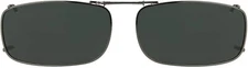 Solar Shield Clip On Sunglasses 54 Rec 15 (Gray)