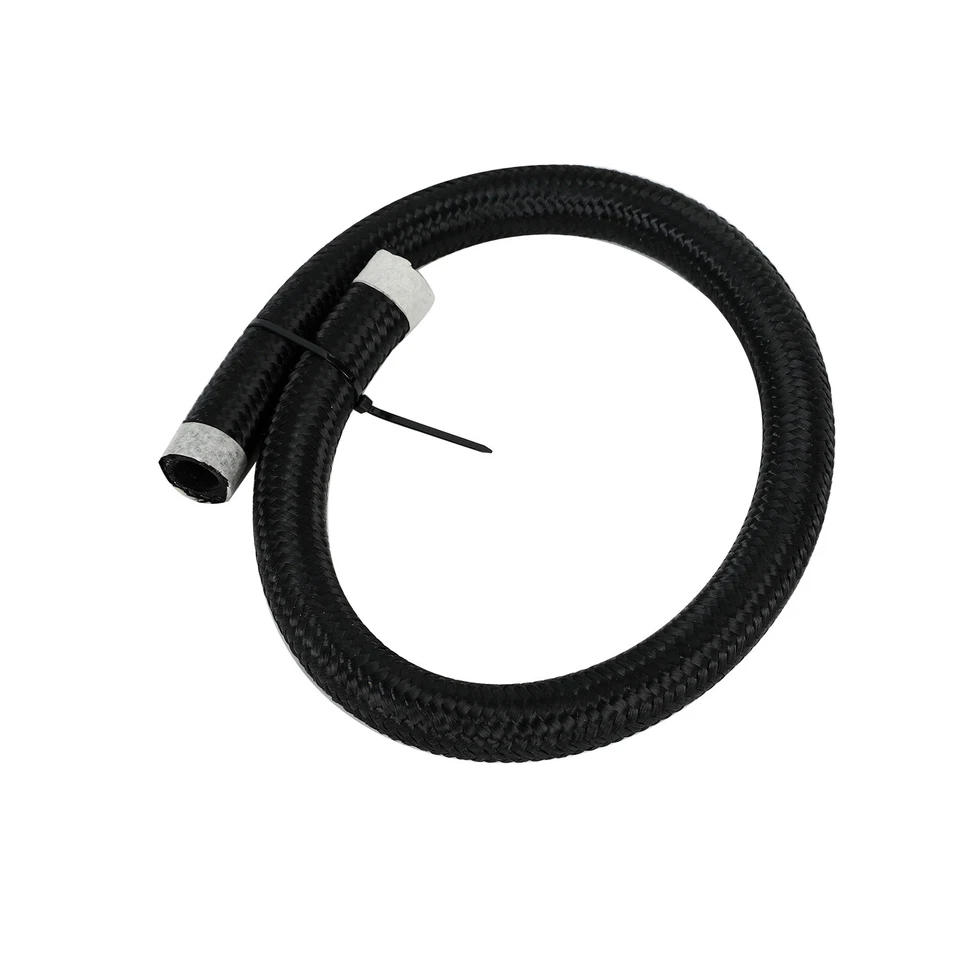 BLACK TURBO OIL DRAIN RETURN + FEED LINE FOR T3 T4 T04E T60 T61 T70 COMPLETE KIT - Image 3 of 4