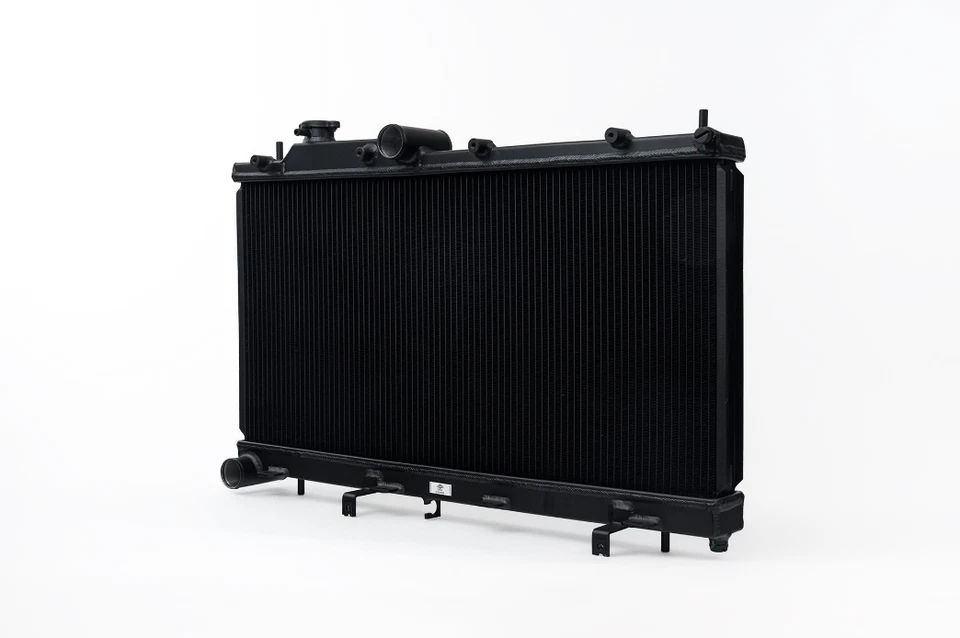 Radiador CSF Performance aluminio 1 fila negro para 08-16 Subaru Impreza/WRX/STI Foto 4 de 4