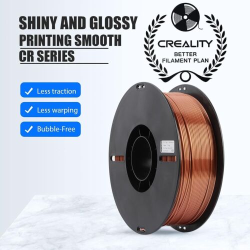 Creality CR-Silk PLA 3D Printing Filament Pro 1.75mm 1KG Wide Compatiblility - Picture 2 of 37