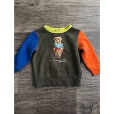 Polo Ralph Lauren Bear Colorblock Sweatshirt Baby 12 Months