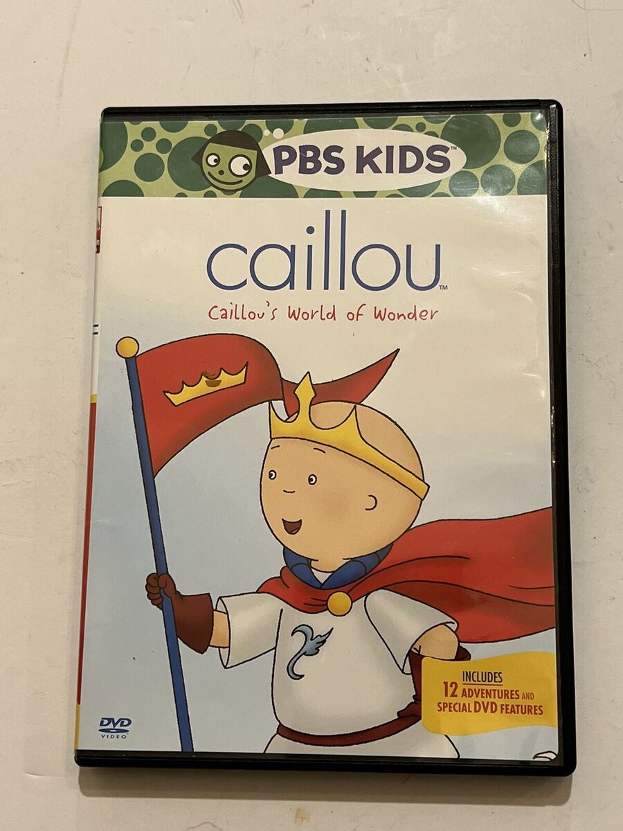 Caillou World of Wonder 2006 preschool child adventures, new DVD 90 minutes PBS Caillou World of Wonder 2006 preschool child adventures, new DVD 90 minutes PBS