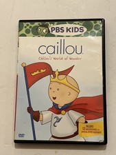 Caillou World of Wonder 2006 preschool child adventures, new DVD 90 minutes PBS