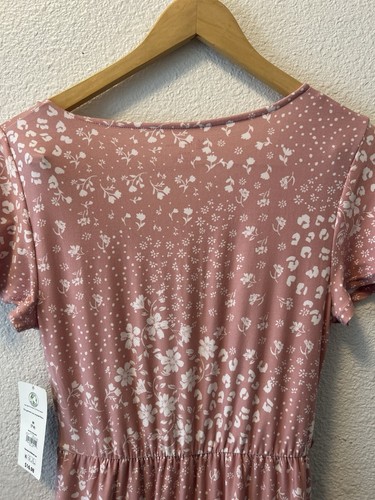 Vestido rosa polvoriento No Boundaries nuevo con etiquetas para mujer talla mediana - Imagen 4 de 7
